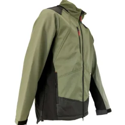 Blouson Softshell River polaire polyester kaki noir M à 3XL