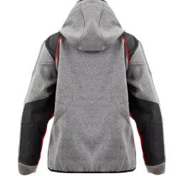 Blouson travail à capuche femme 2 poches molletonné gris XS à 2XL