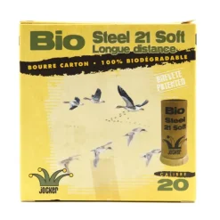 Boite de 25 cartouches Bio Steel acier étamé 21g calibre 20-70