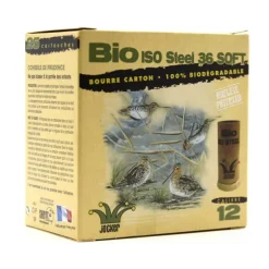 Boite de 25 cartouches Bio Steel bourre biodégradable 12/70 29g
