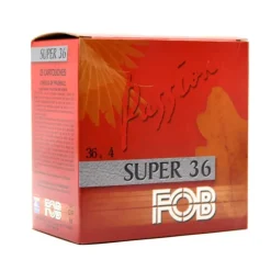 Boite de 25 cartouches Super 36 bourre jupe 12/70 BJ 36g 395m/s Plombs 6