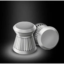 Boite de 250 Plombs Match tête plate corps strié cal 4.5mm