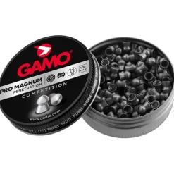 Boite de 250 Plombs Pro Mag tête pointue corps lisse cal 5.5mm