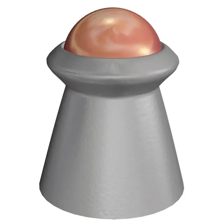 Boite de 100 Plombs Rocket bille cuivre jupe lisse HQ cal 5.5mm