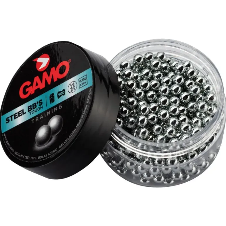 Boite de 500 plombs Steel BB's arme à poing billes rondes 4,5mm