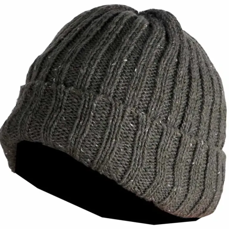 Bonnet chaud tricoté Thinsulate acrylique kaki taille unique