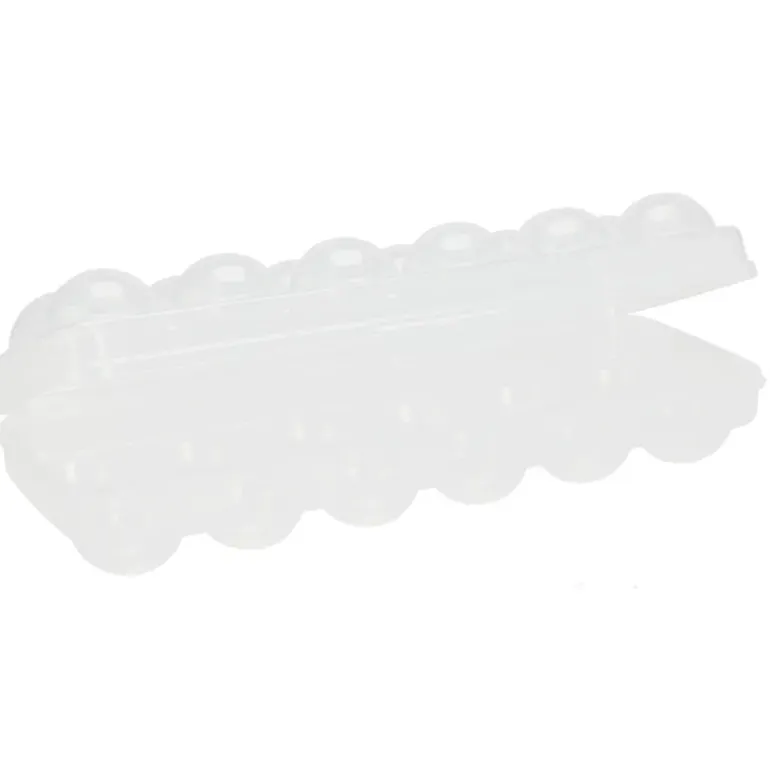 Boîte à 12 oeufs facile à nettoyer réutilisable 27,5x10x7,5cm