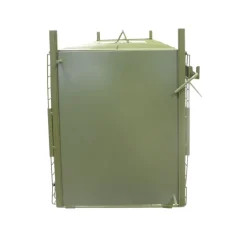 Boîte à fauves pliable 2 entrées maille carrée 100x30x35cm