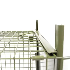 Boîte à fauves pliable 2 entrées maille carrée 160x55x50cm