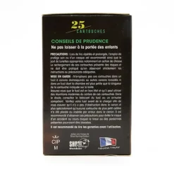 Boîte de 25 cartouches Bio Steel 33 HP Magnum 12/76 33g