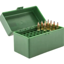 Boîte de rangement 50 munitions 9,7x8,5x15,2cm