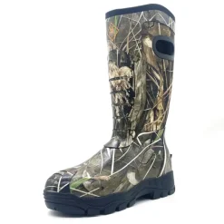 Bottes camo roseaux caoutchouc Thinsulate avec poignées