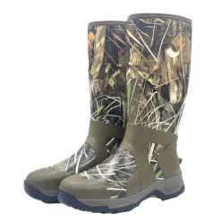 Bottes camo roseaux caoutchouc doublure jersey 5mm