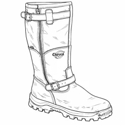 Bottes chasse Iceland Gore-Tex cuir marron fourrées