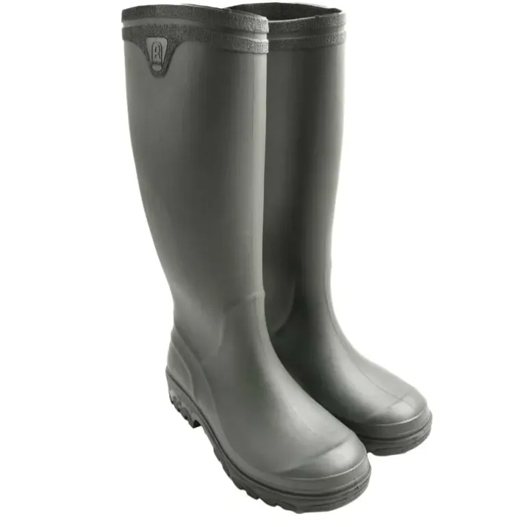 Bottes de Chasse Cyclone antidérapantes PVC Kaki 40 à 46