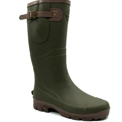 Bottes de chasse Texas antidérapantes caoutchouc kaki 39 à 47