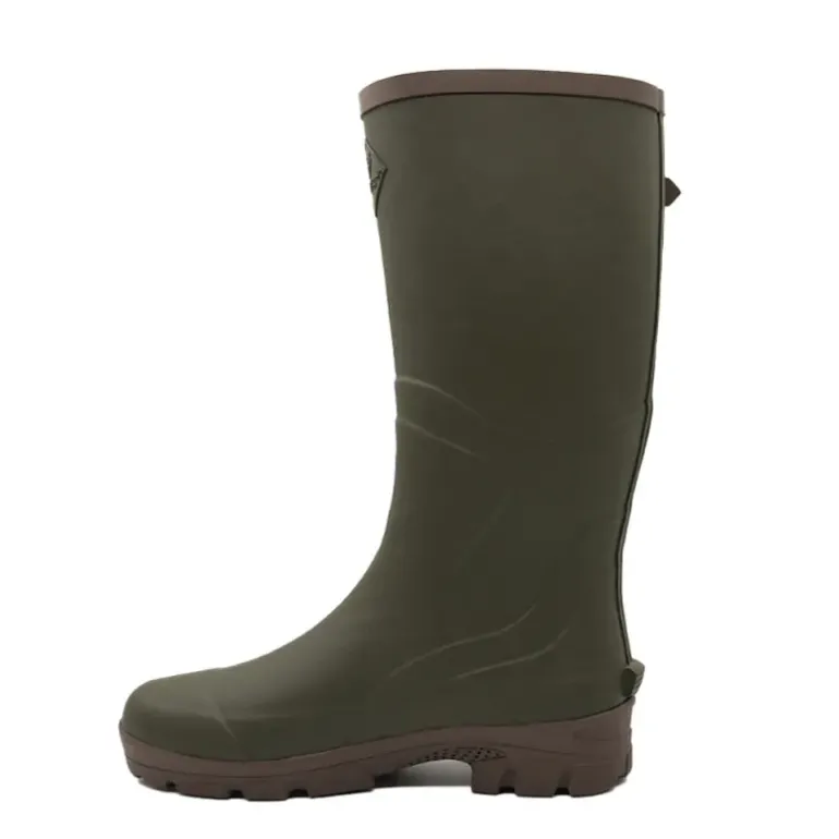 Bottes de chasse Texas antidérapantes caoutchouc kaki 39 à 47
