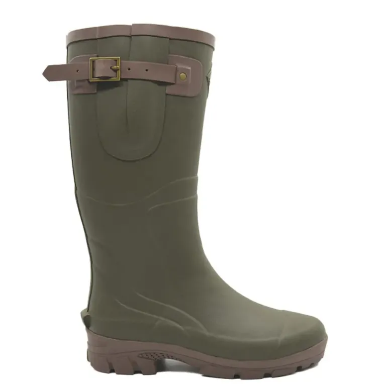 Bottes de chasse Texas antidérapantes caoutchouc kaki 39 à 47
