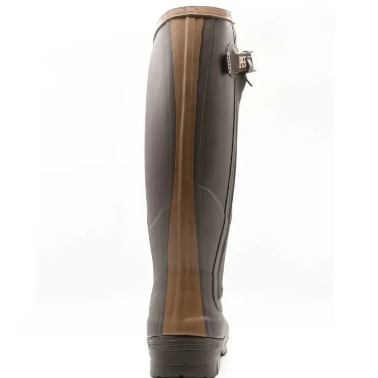 Bottes full zip Rambouillet caoutchouc marron 37 à 47