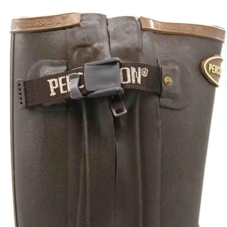 Bottes full zip Rambouillet caoutchouc marron 37 à 47