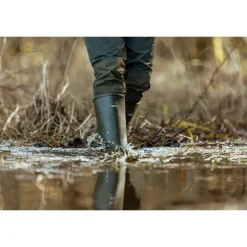 Bottes Mono Hunting Green confort caoutchouc kaki 40 à 46