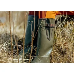 Bottes Pioneer Hunting Green confort caoutchouc 40 à 46