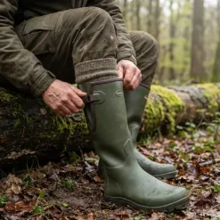 Bottes Pioneer Nord Hunting Green isolation caoutchouc 40 à 46