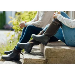 Bottes Primo Country Zip textile rip-stop Marron Foncé 40 à 46