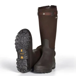 Bottes Primo Country Zip textile rip-stop Marron Foncé 40 à 46