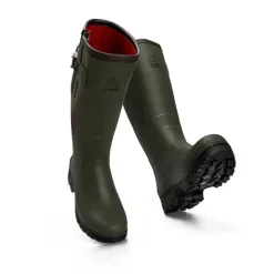 Bottes Veneur néo Homme - Vert 100% Caoutchouc