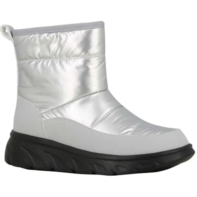 Bottines femme fourrées gris argent taille 36 à 41