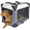 Box de transport chien démontable en toile 91x63,5cm