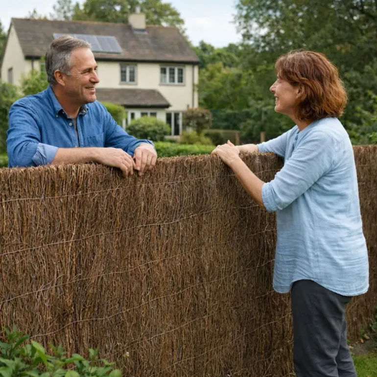 Brande de bruyère naturelle Largeur 3 m Hauteur 1.5 m