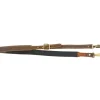 Bretelle avec renfort épaule mousqueton cuir de vachette 90-95cm