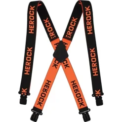 Bretelles Seri Herock® - Noir et Orange - Homme