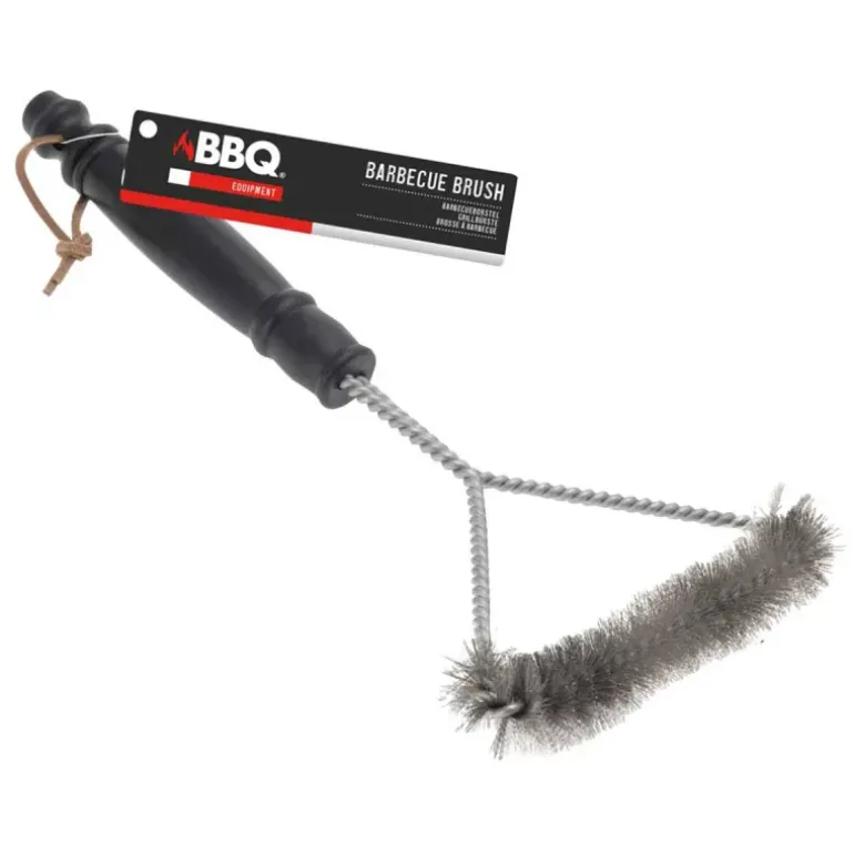Brosse triangulaire nettoyage barbecue - 30 cm