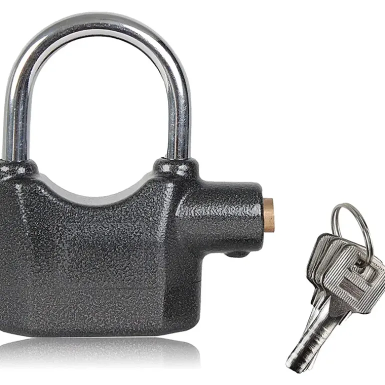 Cadenas Alarme Anti-Vol 110 dB - Étanche et Résistant