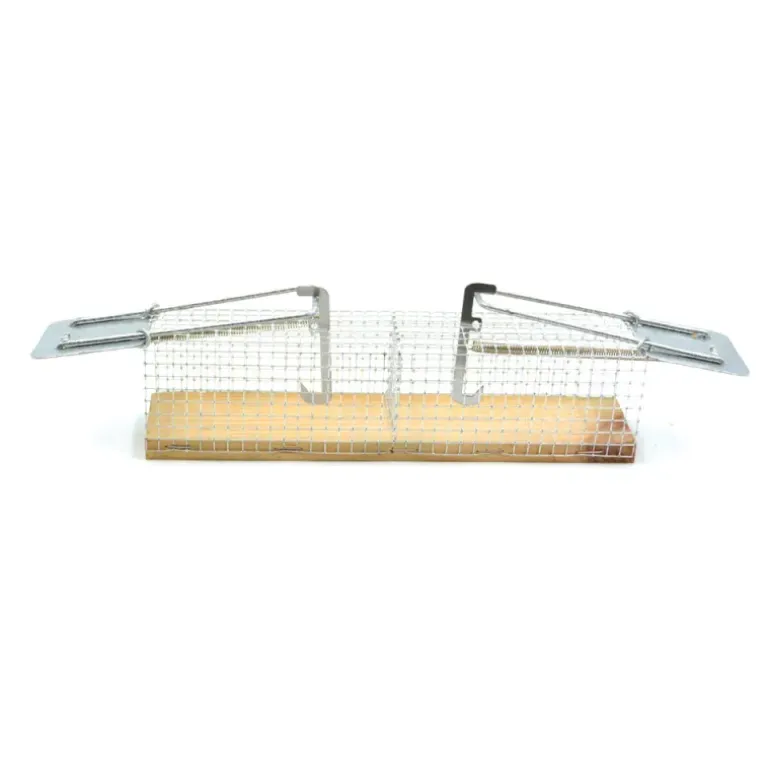 Cage piège à souris 2 entrées 12 X 5 X 5 cm