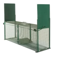 Cage piège acier galvanisé thermolaqué 150x50x60cm