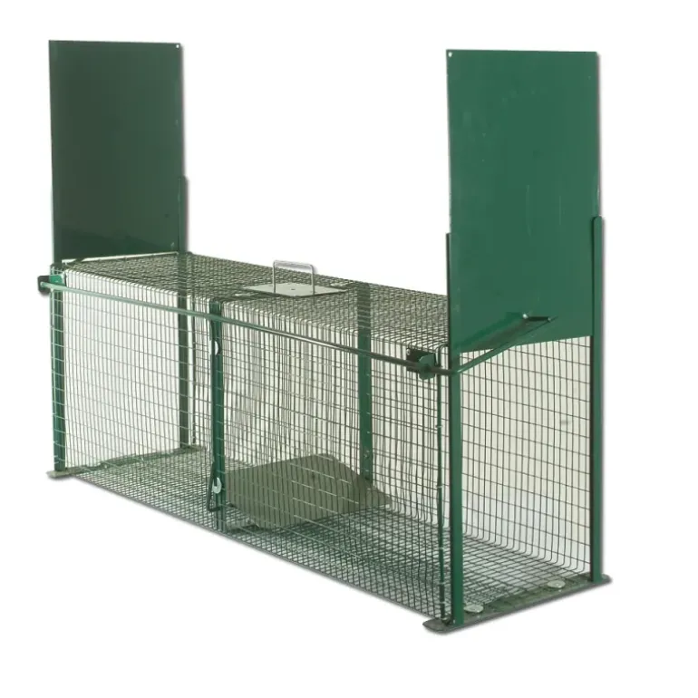 Cage piège acier galvanisé thermolaqué 150x50x60cm