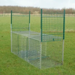 Cage spéciale renard grillage mailles carrées 5cm 200x75x75cm