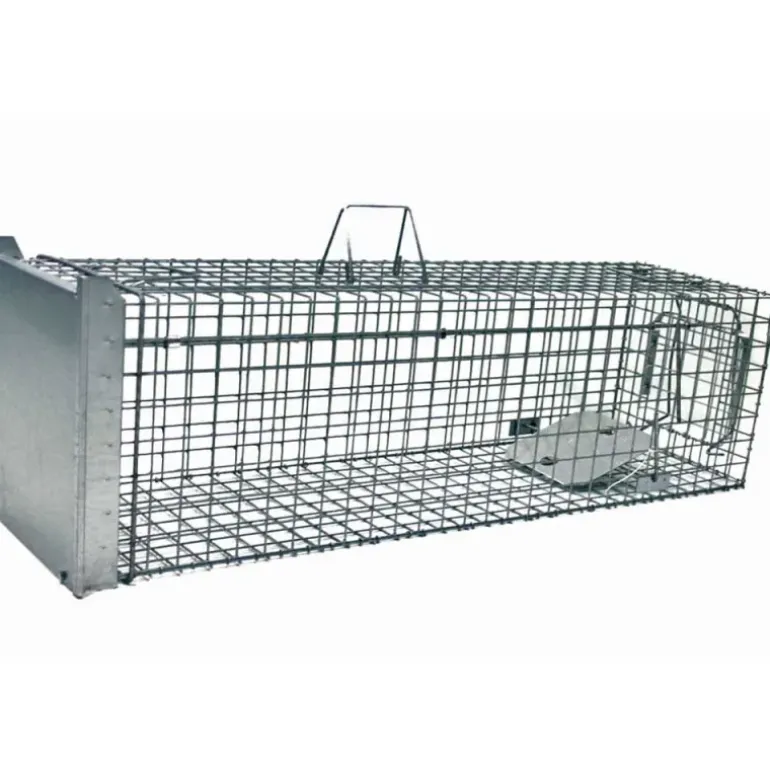 Cage-piège Strong trappe glissière 3 poignées 120X34X24 cm