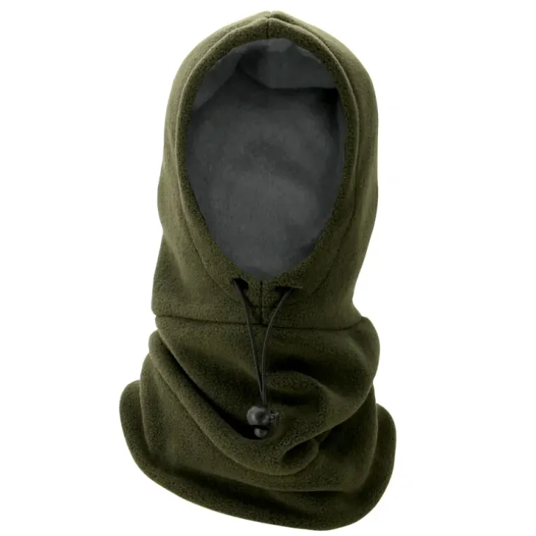 Cagoule polaire réglable douce et chaude - Modèle confortable