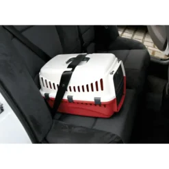 Caisse de transport chat 'Expedion' Rouge PVC 45 x 30 x 30 cm