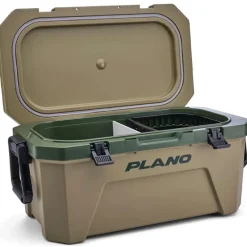 Caisse isotherme 30L Plano® verte - Étanche et résistante avec panier amovible