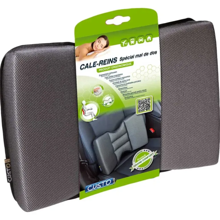 Cale reins ergonomique mousse mémoire de forme - Maintien dos