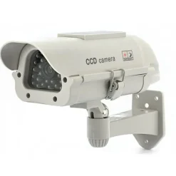 Caméra factice solaire LED clignotante ABS 210g 28x17,5x10 cm