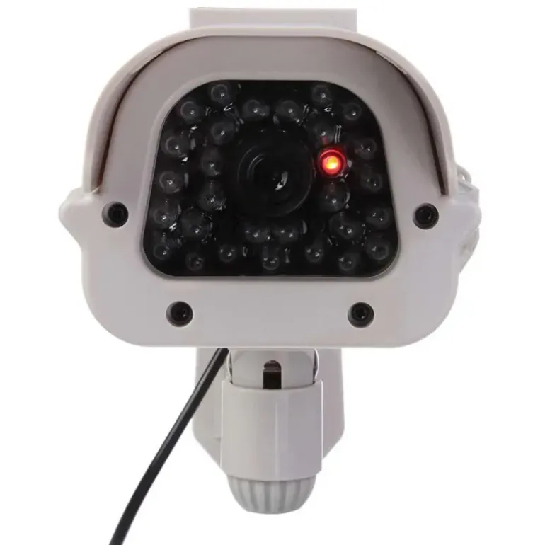 Caméra factice solaire LED clignotante ABS 210g 28x17,5x10 cm