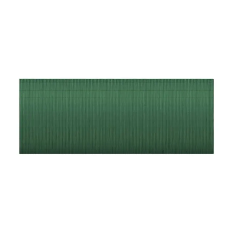 Canisse PVC occultant double face 1x5m vert - Kit complet avec fixation