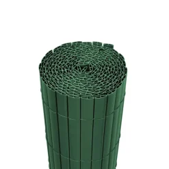 Canisse PVC occultant double face 1x5m vert - Kit complet avec fixation